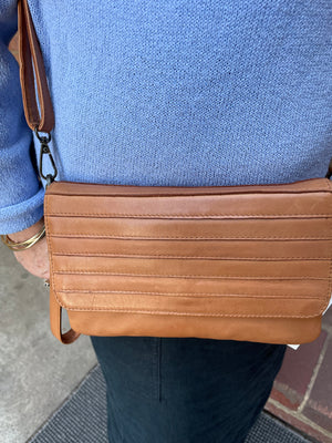 Meat Pie Leather Bag - Natural
