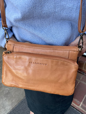 Meat Pie Leather Bag - Natural