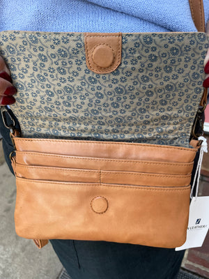 Meat Pie Leather Bag - Natural