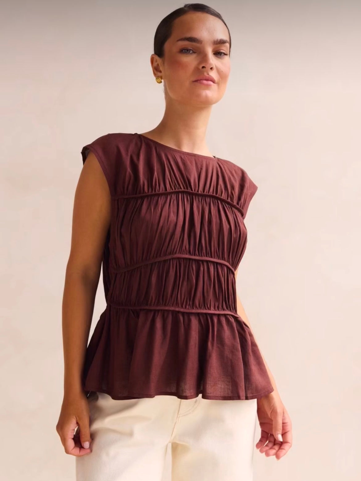 Hailey Top - Chocolate