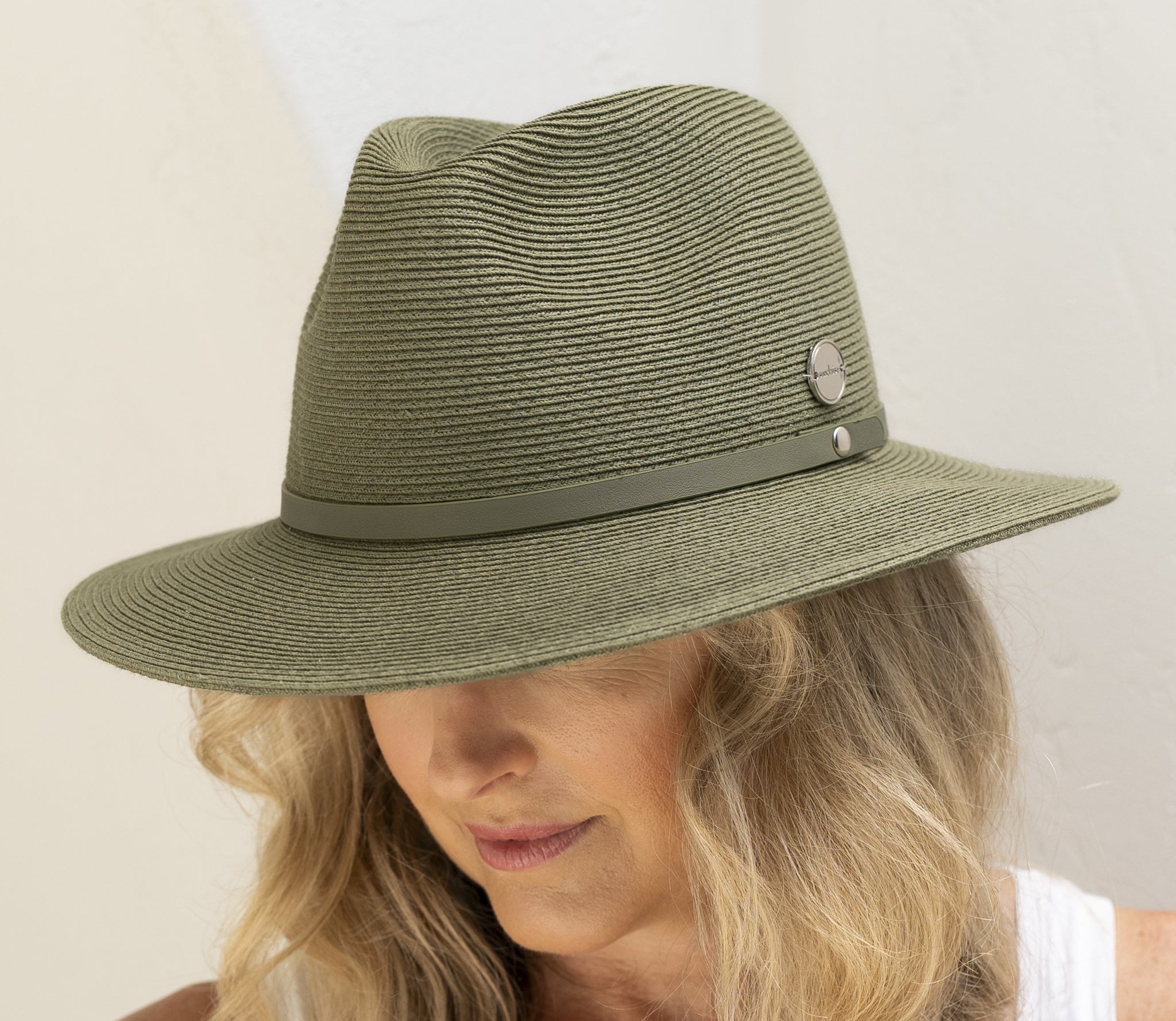 Irene Short Brim Pan Oli Hat - Olive