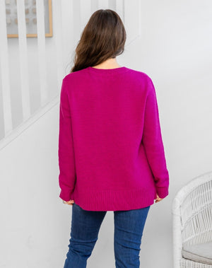 Maple Knit - Plum