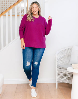 Maple Knit - Plum