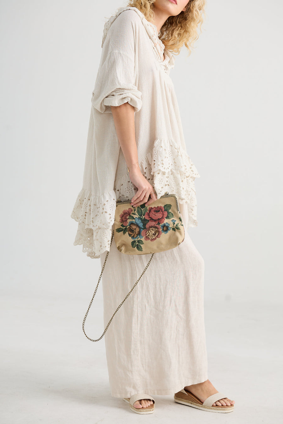 Nightingale Linen Purse