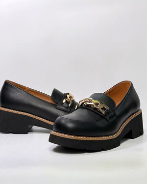 Nation Black Loafers