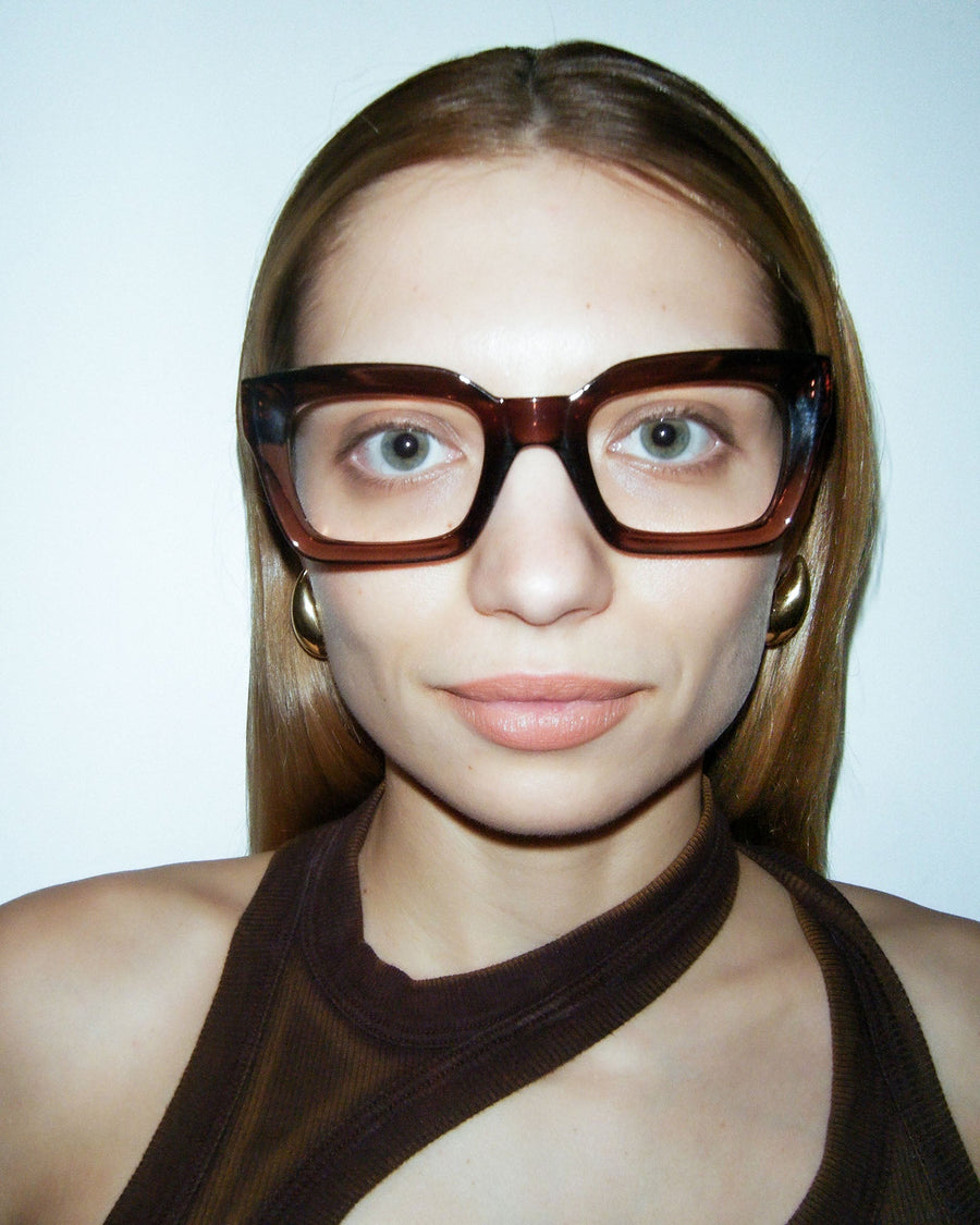 Onassis Reader Glasses - Mocca