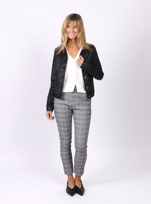 Wesley Stretch Jogger - Grey Check