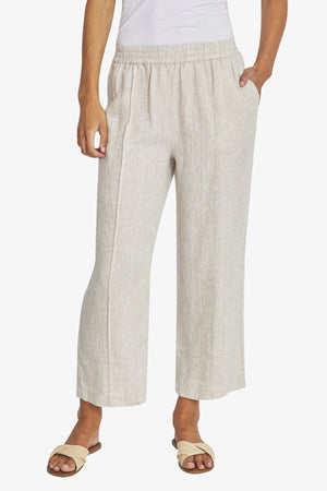 Tropez Linen Pants - Raffia