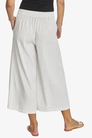 Belinda Striped Pants - Ivory/Navy