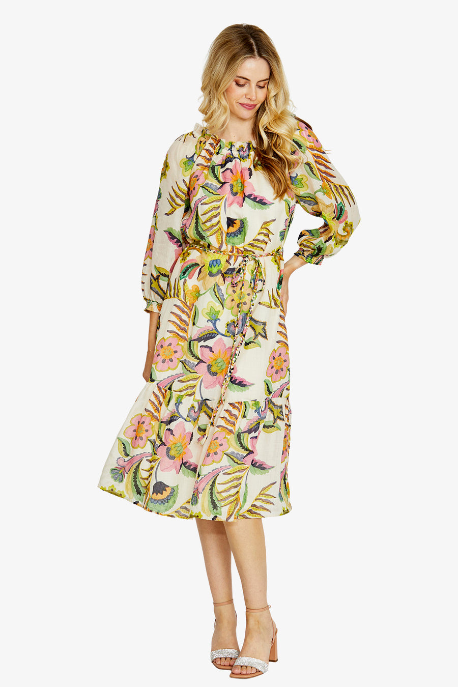 Rory Off Shoulder Dress - Carnival