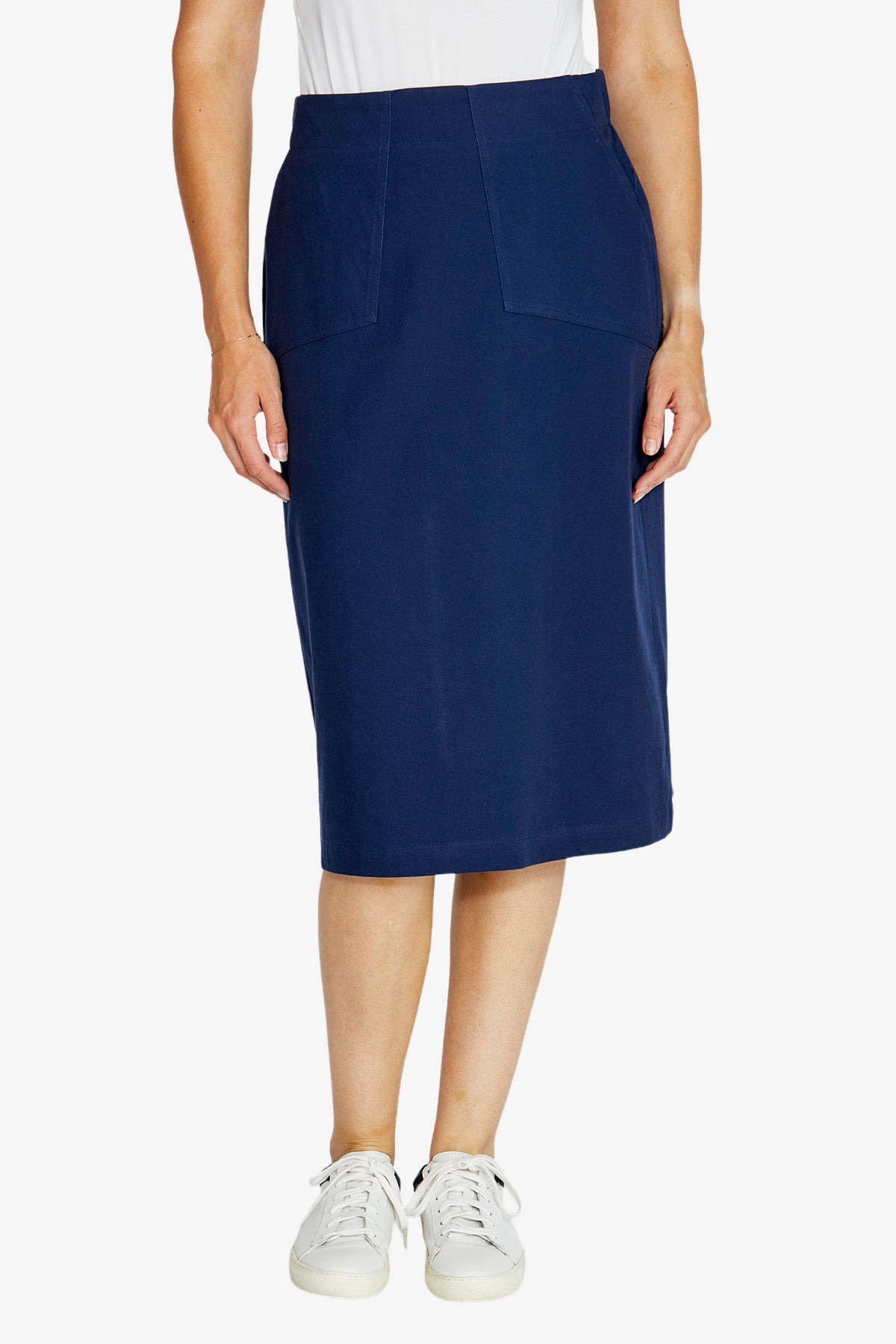 Issey Patch Pocket Skirt - Navy
