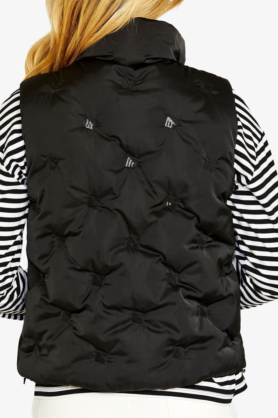 Marylin Sequin Puffer Vest