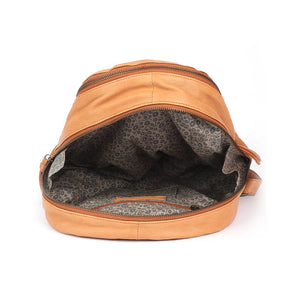 Peep Leather Bag - Natural