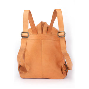 Peep Leather Bag - Natural