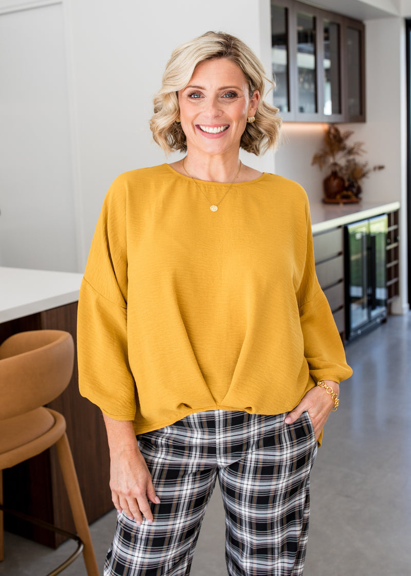 Origin Resort Tunic Top - Gold