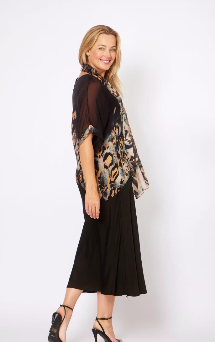 Black Midi Skirt