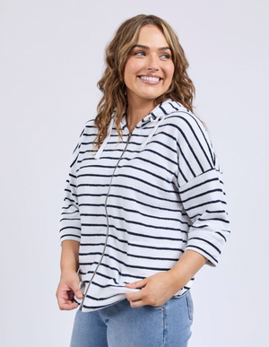 Beachy Zip Hoodie - Stripe