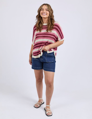Striped Knit Top