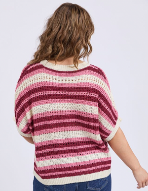 Striped Knit Top