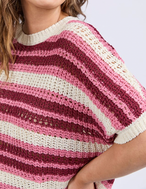 Striped Knit Top