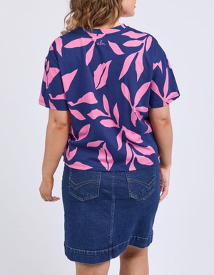 Mimosa Tee - Blue & Pink