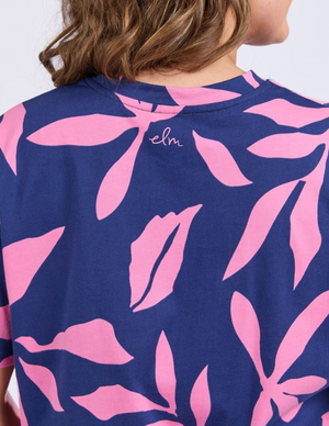 Mimosa Tee - Blue & Pink