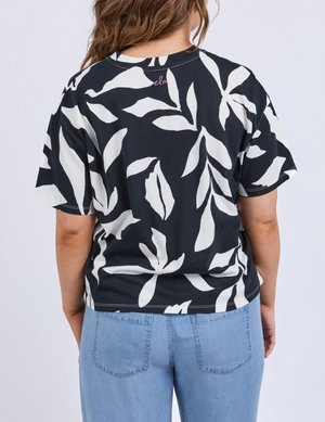 Mimosa Tee - Black & White