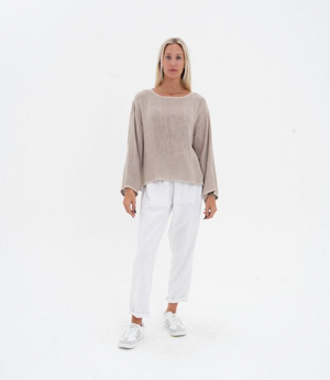 Mira Hessian Top - Cinnamon