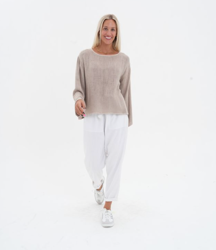 Mira Hessian Top - Cinnamon
