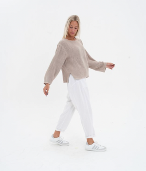 Mira Hessian Top - Cinnamon