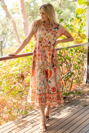 Rouge Bloom Bluebell Dress
