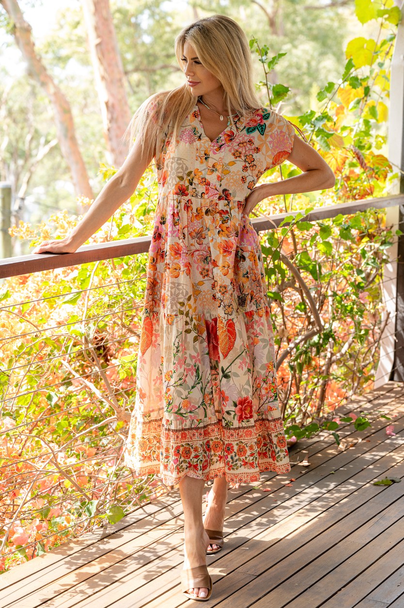Rouge Bloom Bluebell Dress