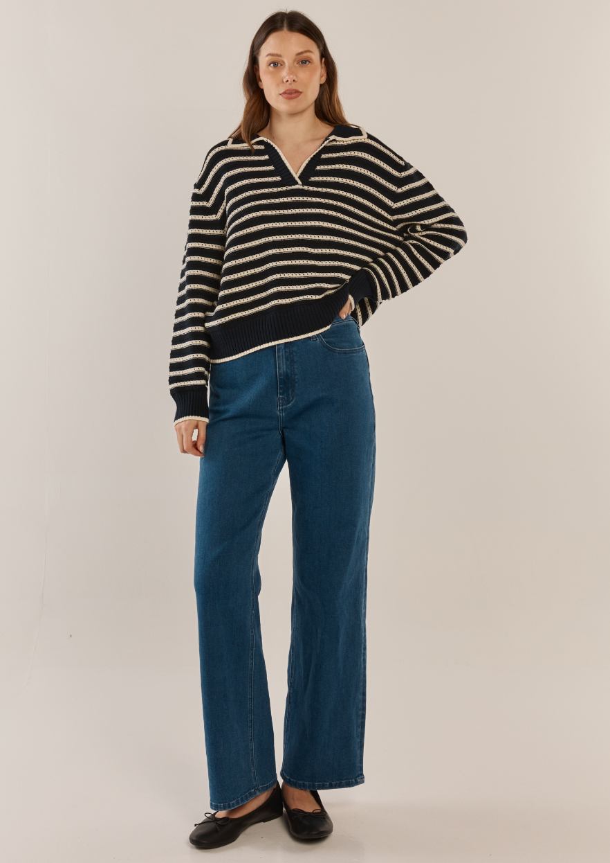 Aberdeen Polo Knit Sweat