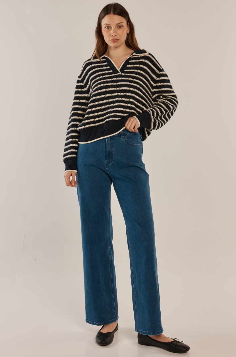 Aberdeen Polo Knit Sweat