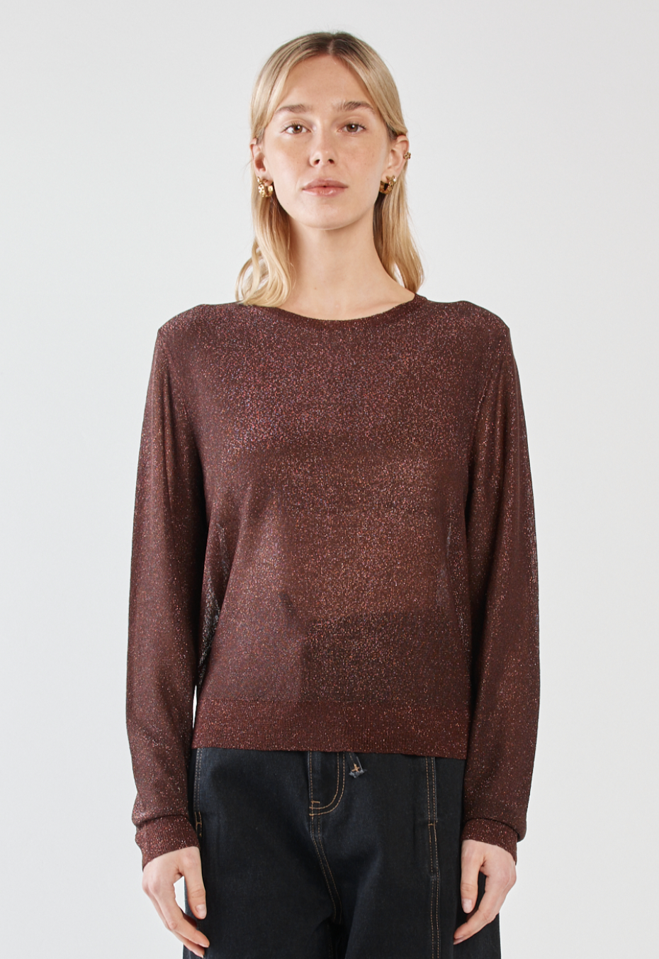 Maiken Lurex Knit Jumper