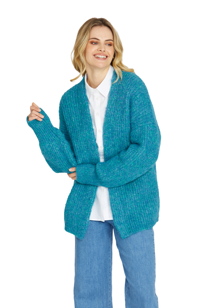 Josie Oversized Cardigan - Teal