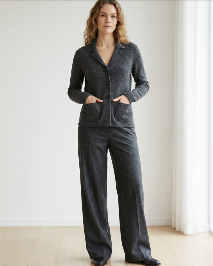 Charcoal Cardi