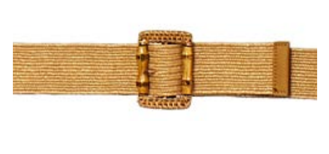Bamboo Buckle Belt - Natural