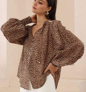 Leopard Blouse