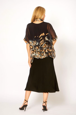 Black Midi Skirt