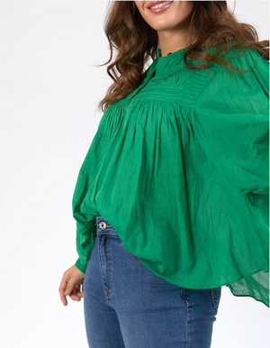 Montana Blouse - Pine Green