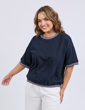Faye S/S Sweat - Navy