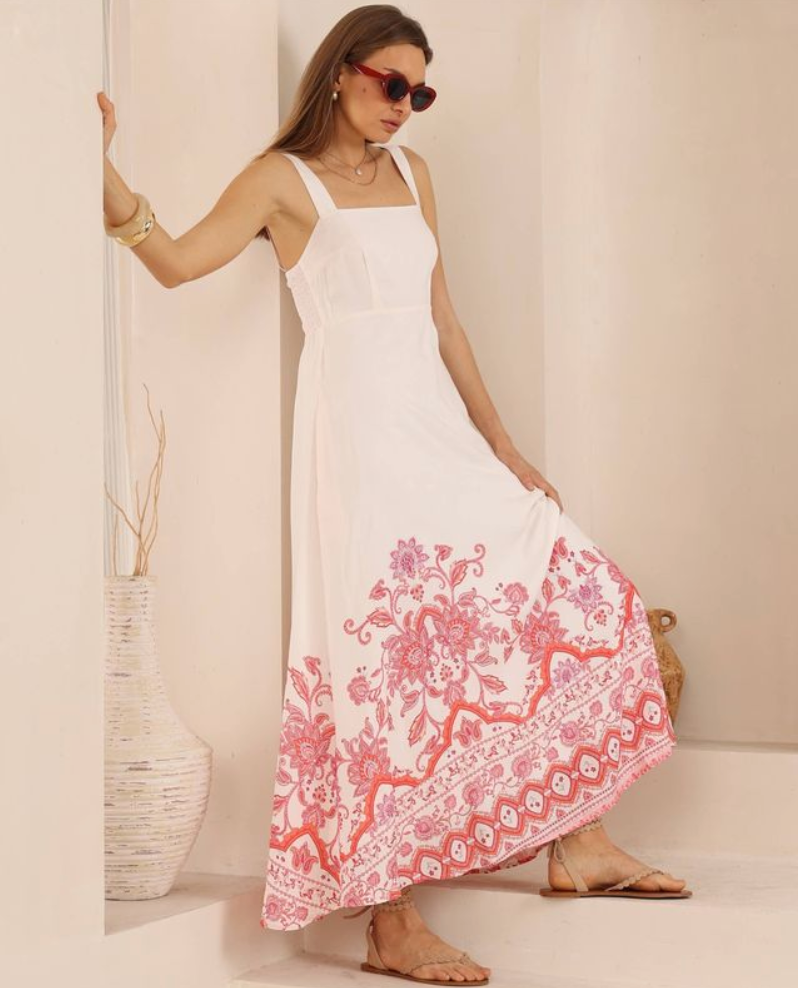 Strawberry Maxi Dress