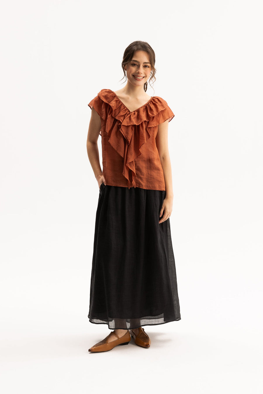 Kellie Top - Brick