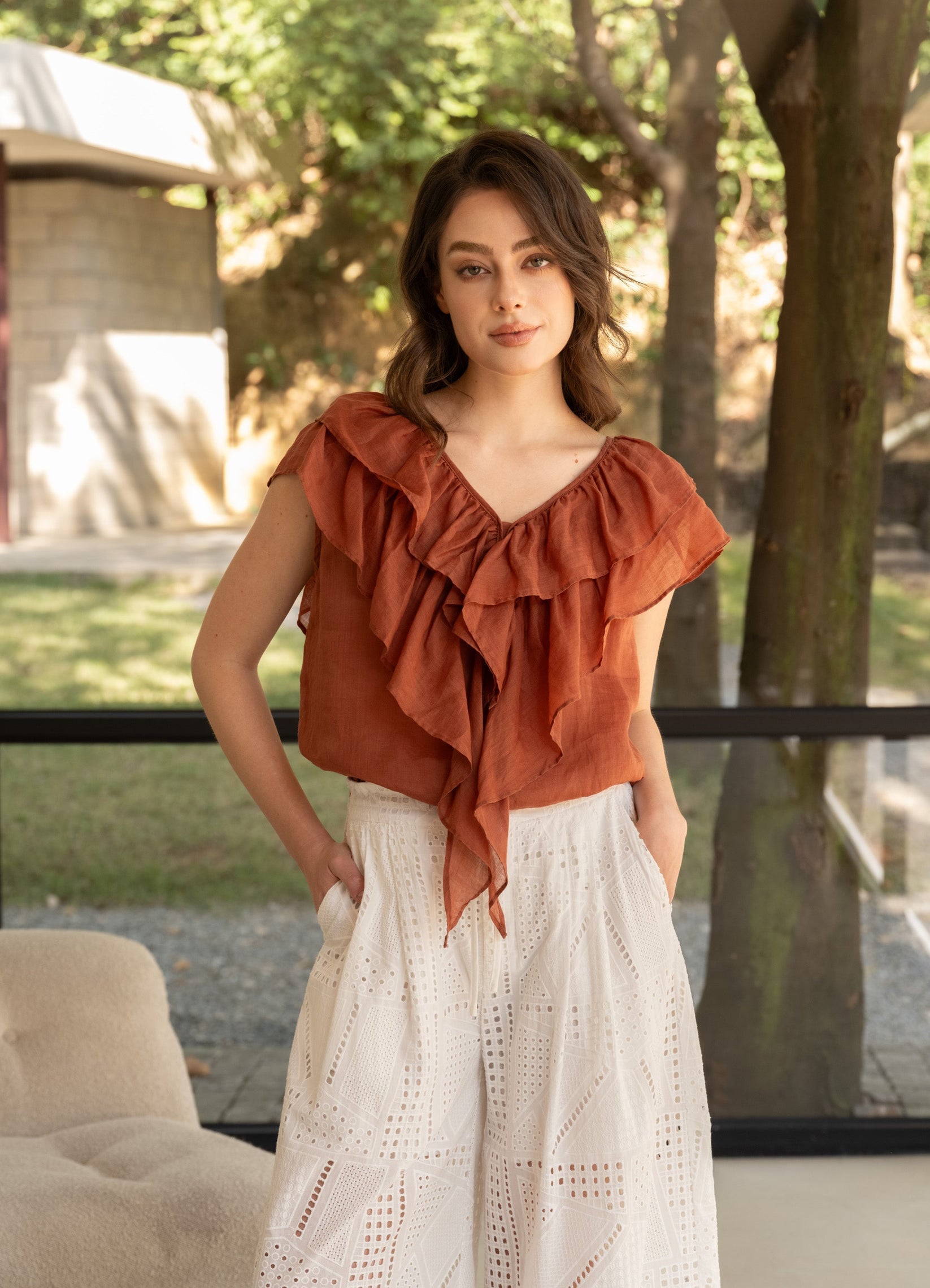 Kellie Top - Brick