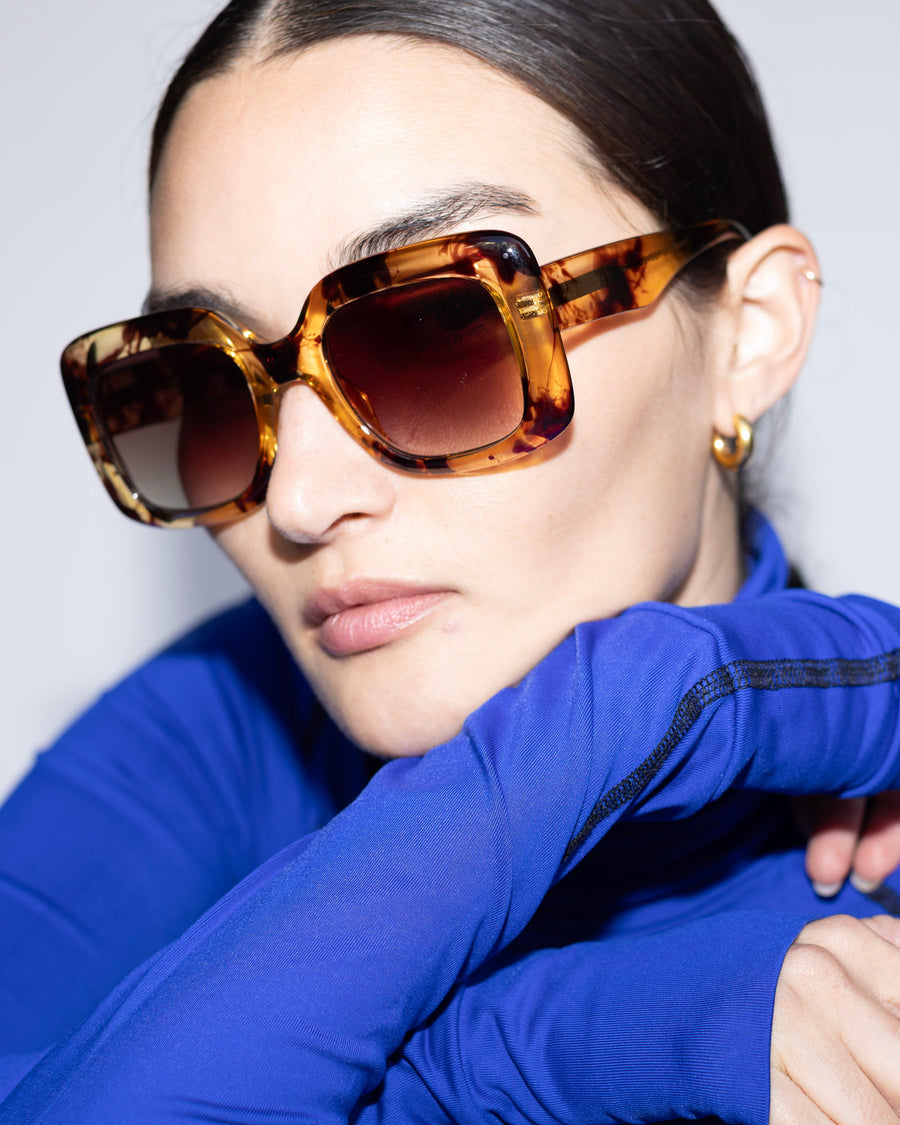 The Camden Sunglasses - Honey Turtle