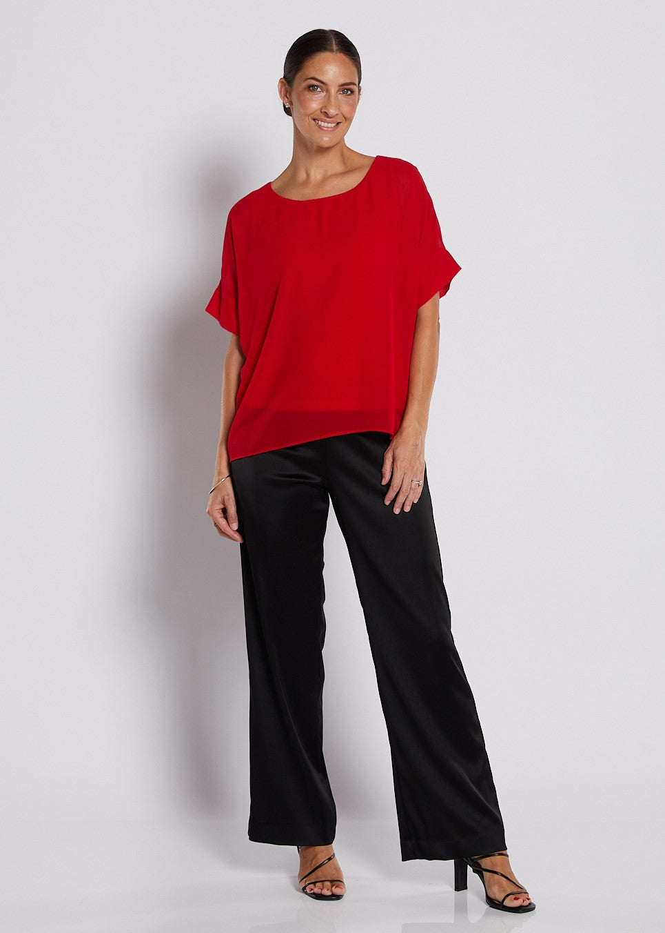 Lordes Full Length Wide Pants - Black