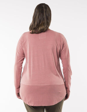 Fundamental Long Sleeve Tee - Dusty Pink