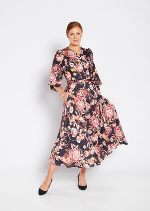 Philosophy Blaire Wrap Dress - Ruby Flower