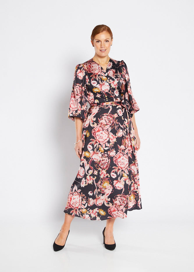 Philosophy Blaire Wrap Dress - Ruby Flower